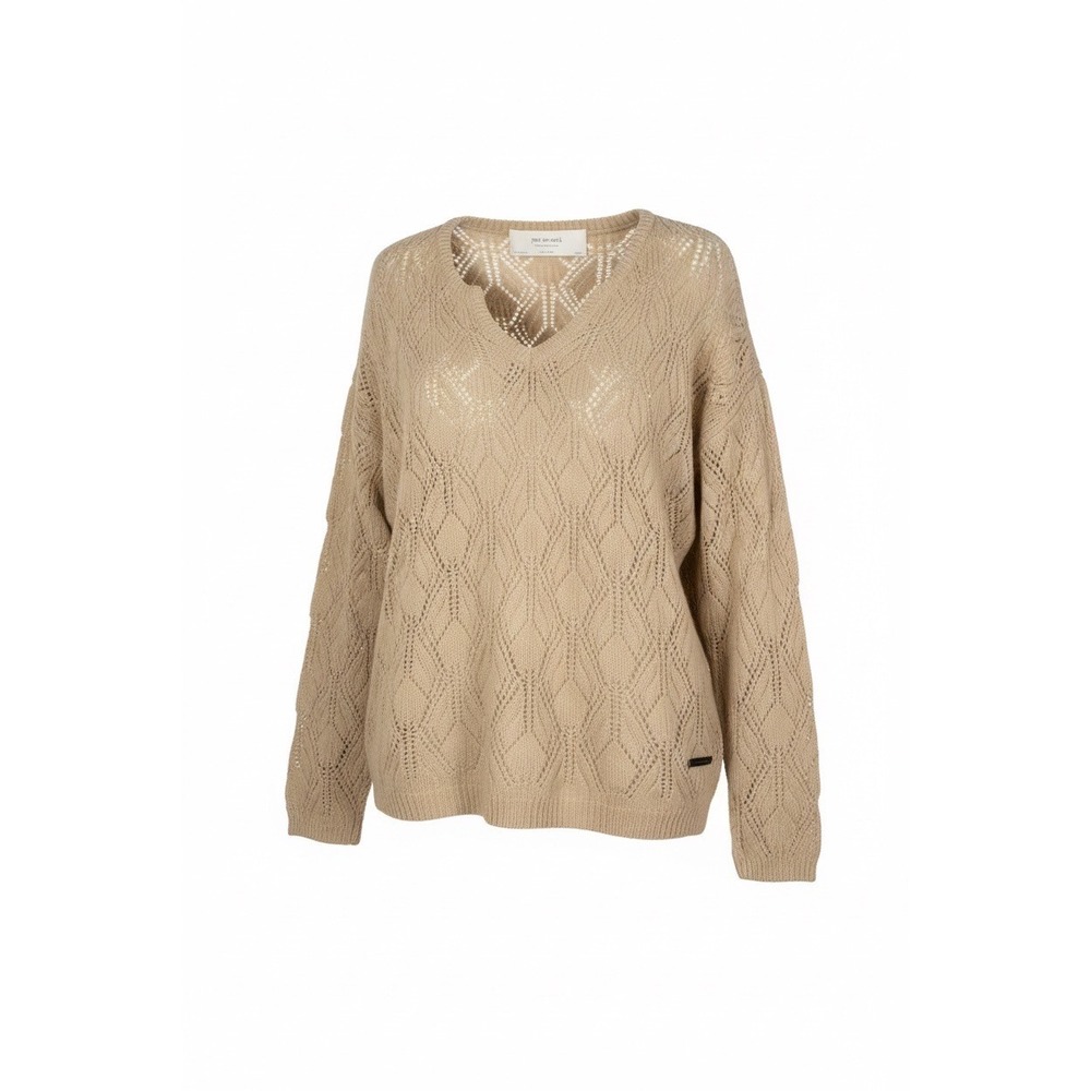 Peace Love World Women's‎ Boheme Open Knit Sweater, Oat Color, Size XS, NWT